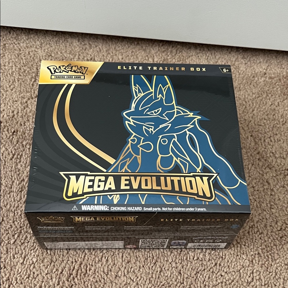 Pokemon Mega Evolution Elite Trainer Box - Black, Blue, Gold